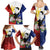 Philippines Rizal Day Family Matching Summer Maxi Dress and Hawaiian Shirt Filipino Sampaguita Grunge Style - Wonder Print Shop