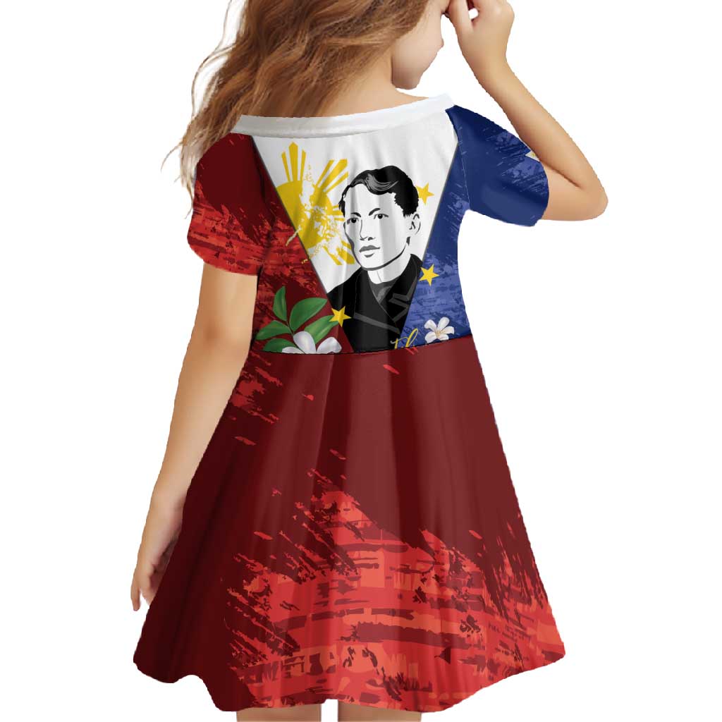Philippines Rizal Day Family Matching Tank Maxi Dress and Hawaiian Shirt Filipino Sampaguita Grunge Style - Wonder Print Shop