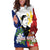 Philippines Rizal Day Hoodie Dress Filipino Sampaguita Grunge Style - Wonder Print Shop
