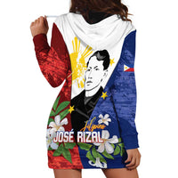 Philippines Rizal Day Hoodie Dress Filipino Sampaguita Grunge Style - Wonder Print Shop