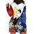 Philippines Rizal Day Hoodie Dress Filipino Sampaguita Grunge Style - Wonder Print Shop