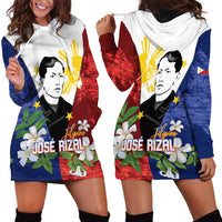 Philippines Rizal Day Hoodie Dress Filipino Sampaguita Grunge Style - Wonder Print Shop