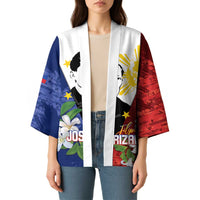 Philippines Rizal Day Kimono Filipino Sampaguita Grunge Style - Wonder Print Shop