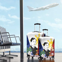 Philippines Rizal Day Luggage Cover Filipino Sampaguita Grunge Style - Wonder Print Shop