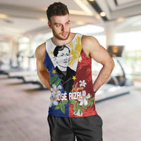 Philippines Rizal Day Men Tank Top Filipino Sampaguita Grunge Style - Wonder Print Shop