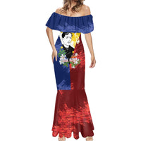 Philippines Rizal Day Mermaid Dress Filipino Sampaguita Grunge Style - Wonder Print Shop