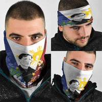 Philippines Rizal Day Neck Gaiter Filipino Sampaguita Grunge Style - Wonder Print Shop
