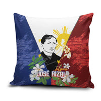Philippines Rizal Day Pillow Cover Filipino Sampaguita Grunge Style - Wonder Print Shop