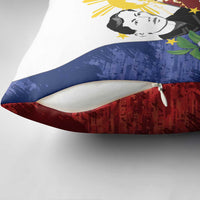 Philippines Rizal Day Pillow Cover Filipino Sampaguita Grunge Style - Wonder Print Shop