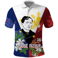 Philippines Rizal Day Polo Shirt Filipino Sampaguita Grunge Style - Wonder Print Shop