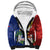 Philippines Rizal Day Sherpa Hoodie Filipino Sampaguita Grunge Style - Wonder Print Shop