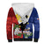 Philippines Rizal Day Sherpa Hoodie Filipino Sampaguita Grunge Style - Wonder Print Shop