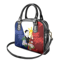 Philippines Rizal Day Shoulder Handbag Filipino Sampaguita Grunge Style - Wonder Print Shop