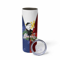 Philippines Rizal Day Skinny Tumbler Filipino Sampaguita Grunge Style - Wonder Print Shop