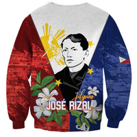 Philippines Rizal Day Sweatshirt Filipino Sampaguita Grunge Style - Wonder Print Shop