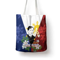 Philippines Rizal Day Tote Bag Filipino Sampaguita Grunge Style - Wonder Print Shop