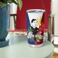 Philippines Rizal Day Tumbler Cup Filipino Sampaguita Grunge Style - Wonder Print Shop