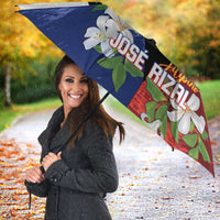 Philippines Rizal Day Umbrella Filipino Sampaguita Grunge Style - Wonder Print Shop