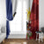 Philippines Rizal Day Window Curtain Filipino Sampaguita Grunge Style - Wonder Print Shop