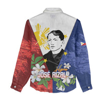 Philippines Rizal Day Women Casual Shirt Filipino Sampaguita Grunge Style - Wonder Print Shop