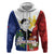 Philippines Rizal Day Zip Hoodie Filipino Sampaguita Grunge Style - Wonder Print Shop
