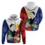 Philippines Rizal Day Zip Hoodie Filipino Sampaguita Grunge Style - Wonder Print Shop