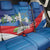 Philippines Rizal Day Back Car Seat Cover Filipino Motto Stella Polynesian Pattern - Wonder Print Shop