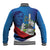 Philippines Rizal Day Baseball Jacket Filipino Motto Stella Polynesian Pattern - Wonder Print Shop