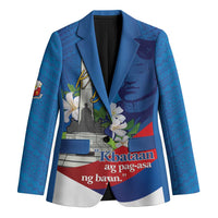 Philippines Rizal Day Blazer Filipino Motto Stella Polynesian Pattern - Wonder Print Shop
