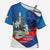 Philippines Rizal Day Cross Shoulder Shirt Filipino Motto Stella Polynesian Pattern - Wonder Print Shop