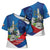 Philippines Rizal Day Cross Shoulder Shirt Filipino Motto Stella Polynesian Pattern - Wonder Print Shop