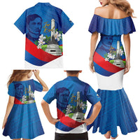 Philippines Rizal Day Family Matching Mermaid Dress and Hawaiian Shirt Filipino Motto Stella Polynesian Pattern - Wonder Print Shop