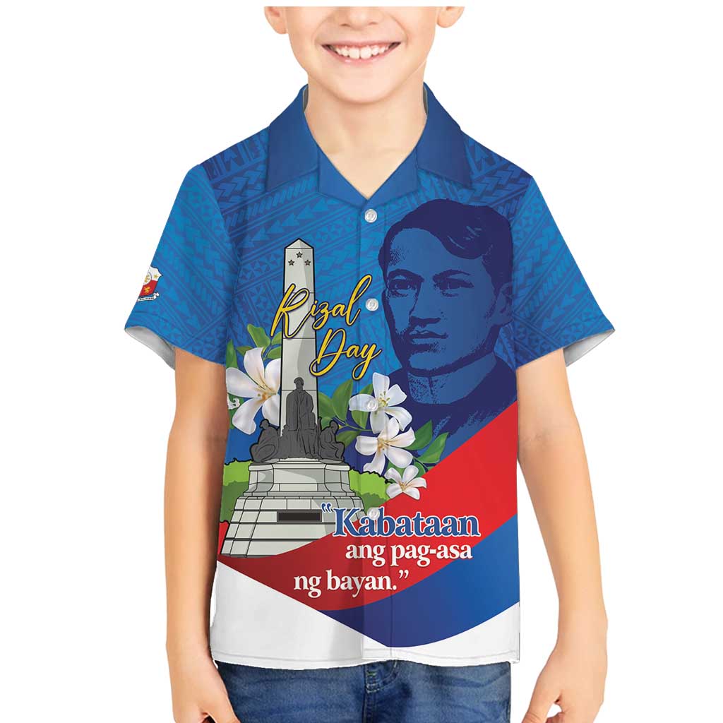 Philippines Rizal Day Family Matching Mermaid Dress and Hawaiian Shirt Filipino Motto Stella Polynesian Pattern - Wonder Print Shop