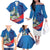 Philippines Rizal Day Family Matching Off The Shoulder Long Sleeve Dress and Hawaiian Shirt Filipino Motto Stella Polynesian Pattern - Wonder Print Shop