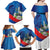 Philippines Rizal Day Family Matching Off Shoulder Maxi Dress and Hawaiian Shirt Filipino Motto Stella Polynesian Pattern - Wonder Print Shop