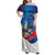 Philippines Rizal Day Family Matching Off Shoulder Maxi Dress and Hawaiian Shirt Filipino Motto Stella Polynesian Pattern - Wonder Print Shop