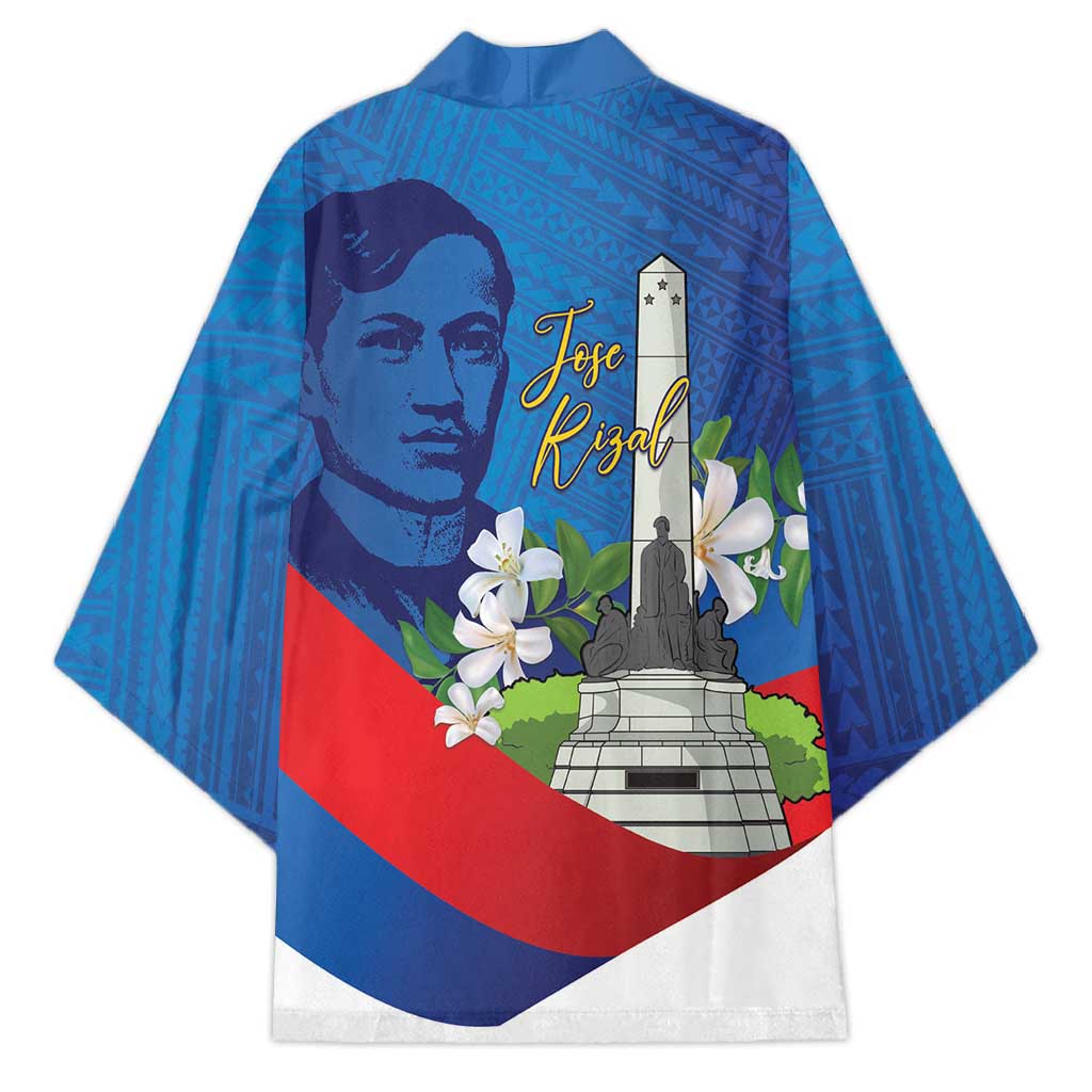 Philippines Rizal Day Kimono Filipino Motto Stella Polynesian Pattern - Wonder Print Shop