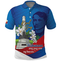 Philippines Rizal Day Polo Shirt Filipino Motto Stella Polynesian Pattern - Wonder Print Shop