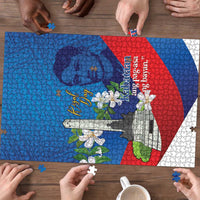 Philippines Rizal Day Puzzle Filipino Motto Stella Polynesian Pattern - Wonder Print Shop