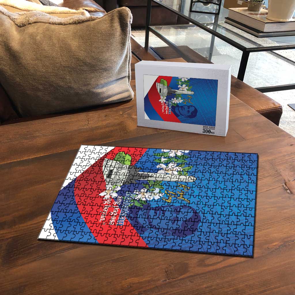 Philippines Rizal Day Puzzle Filipino Motto Stella Polynesian Pattern - Wonder Print Shop