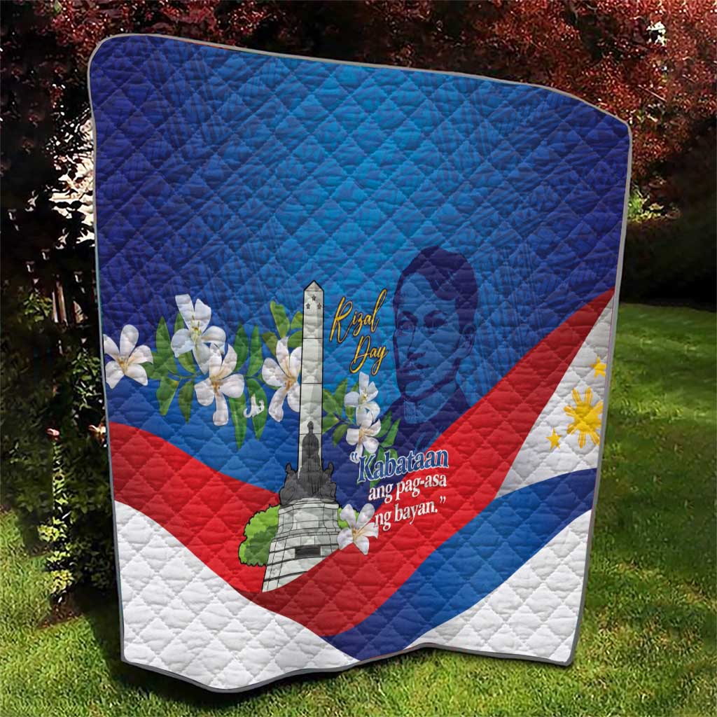 Philippines Rizal Day Quilt Filipino Motto Stella Polynesian Pattern - Wonder Print Shop