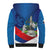 Philippines Rizal Day Sherpa Hoodie Filipino Motto Stella Polynesian Pattern - Wonder Print Shop