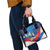 Philippines Rizal Day Shoulder Handbag Filipino Motto Stella Polynesian Pattern - Wonder Print Shop