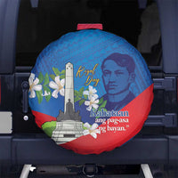 Philippines Rizal Day Spare Tire Cover Filipino Motto Stella Polynesian Pattern - Wonder Print Shop