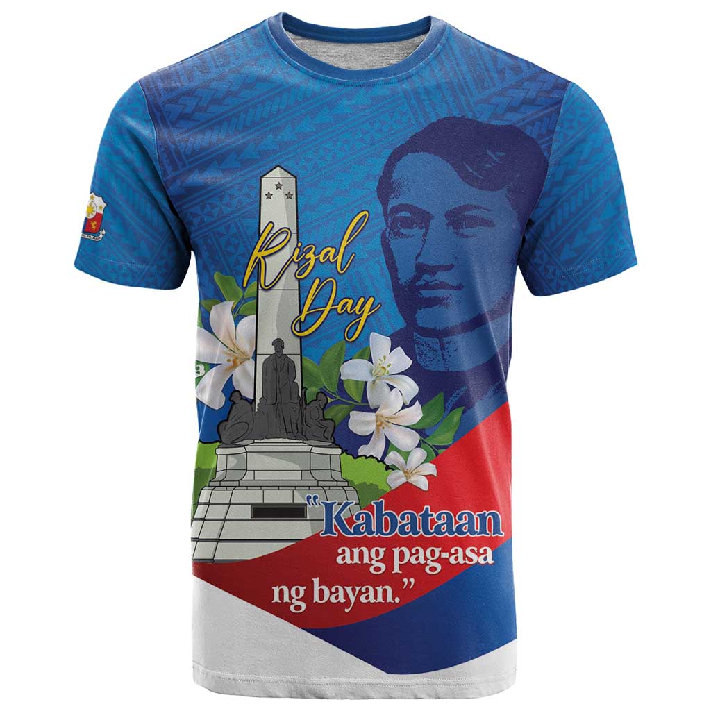 Philippines Rizal Day T Shirt Filipino Motto Stella Polynesian Pattern - Wonder Print Shop