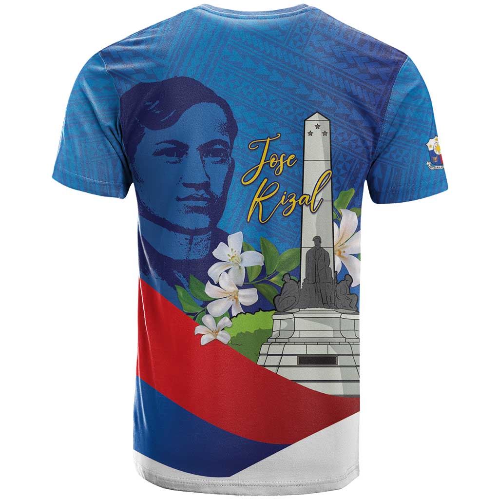 Philippines Rizal Day T Shirt Filipino Motto Stella Polynesian Pattern - Wonder Print Shop