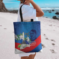 Philippines Rizal Day Tote Bag Filipino Motto Stella Polynesian Pattern - Wonder Print Shop