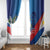 Philippines Rizal Day Window Curtain Filipino Motto Stella Polynesian Pattern - Wonder Print Shop