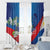 Philippines Rizal Day Window Curtain Filipino Motto Stella Polynesian Pattern - Wonder Print Shop