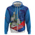 Philippines Rizal Day Zip Hoodie Filipino Motto Stella Polynesian Pattern - Wonder Print Shop